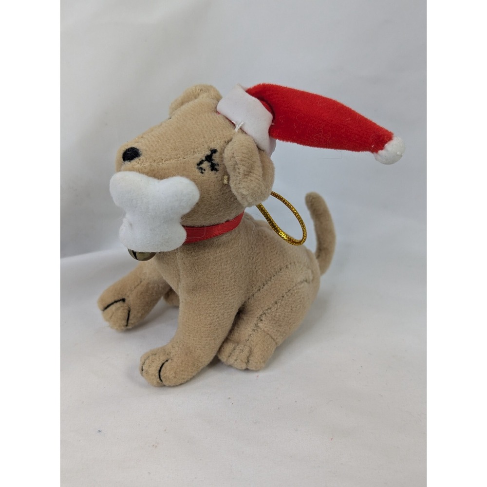 Old‎ Navy Dog Plush Ornament 4 Inch  Stuffed Animal Toy